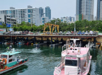 남천마리나 제트계류장 여전히 영업 정황… 구청은 방관