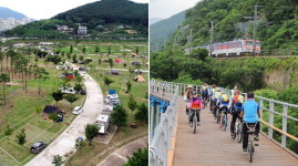 캠핑장·야생화 단지…황산공원 新레저문화 선도