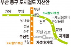 ‘원도심 활성화’ 지게골~부산진역 도시철, 경제성에 암운