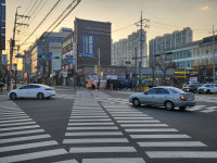 사고 다발 양산시 웅상 최고 혼잡지 덕계사거리 교통체계 개편에도 혼선 여전
