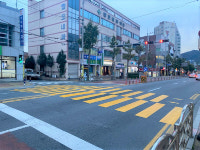 경남경찰 스쿨존 교통사고 예방 노란색 횡단보도 확대