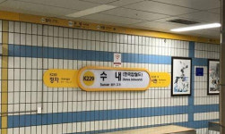 분당선 수내역 2번 출구 에스컬레이터 역주행해 수십명 부상