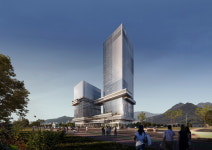 서부산 행정복합타운 설계 당선작 공개…2025년 착공