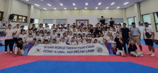 동아대학교 태권도학과 주최 4개국 200명 참가 국제캠프
