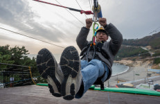 부산 영도 태종대 ‘새 랜드마크’ 집와이어 타봤더니 절경 한눈에