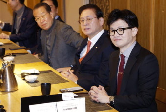 한동훈, 4선 이상 중진과 첫 오찬
