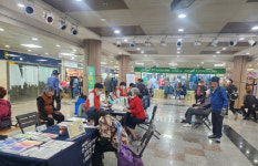 한국건강관리협회 부산동부검진센터(동래), 서면지하도상가 부전몰 건강캠페인 진행