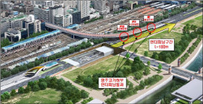 부산 충장대로 지하차도건설위해 영주고가교 양방향 통제