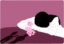 가정불화, 아버지의 가정폭력으로 극심한 스트레스
