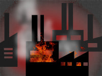 경남 합천 사료 공장서 불…공장 건물 등 전소