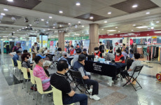 한국건강관리협회 부산동부검진센터(동래), 서면지하도상가 부전몰 건강캠페인 진행