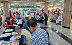 한국건강관리협회 부산동부검진센터(동래), 서면지하도상가 부전몰 건강캠페인 실시