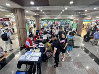 한국건강관리협회 부산동부검진센터(동래), 서면지하도상가 부전몰 건강캠페인 실시