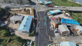 “이제 숨통이 트이네”…김해 상동IC 우회전차로 확장 개통