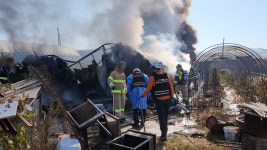 고창 공음면 비닐하우스 화재.. 수천만 원대 피해 발생
