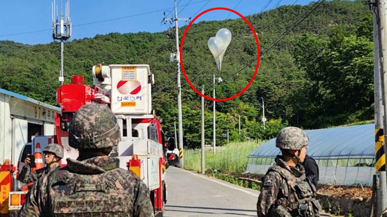 한국 합참, 북한 오물풍선 살포 재개…대남 확성기 작동 계속 중