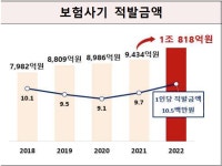 보험사기 금액 1조원 넘었다