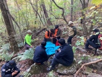 지리산에서 길 잃은 50대, 14시간 만에 구조
