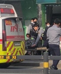 버스 내리자마자 쓰러진 70대..시민·경찰 도움으로 목숨 건졌다