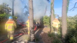 제주판 모세 기적 서건도에 난데없이 화재...원인은  캠프파이어?