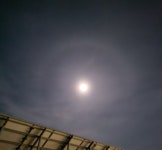 제주 밤 수놓은 슈퍼 블루문...달무리도  관측