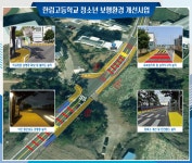 전국 첫 청소년 전용 통학로 한림고에 조성
