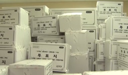 잠실 개표소 27일 만에 열렸다… 247만 장, 수량 검증은 못  했다