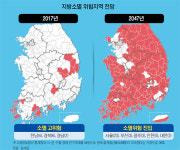 [지방소멸 현주소] 2047년 전국 시·군·구 229곳 ‘사라질 위험지역’
