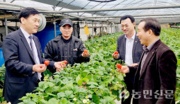 황종연 충북농협본부장·영동군서 현장경영 펼쳐