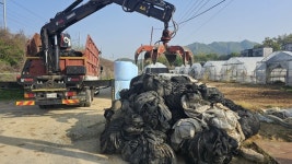 경기 이천 신둔농협, 영농폐기물 집중 수거 캠페인