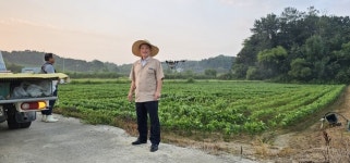 경기 이천 대월농협, 콩 농가 대상 드론 공동방제