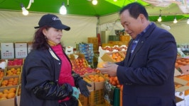 백양사농협, 농산물 직거래장터 시작…농가·소비자 ‘호평’