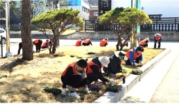 강원 김화농협, “향긋한 꽃 심어 봄 기운 전해요”