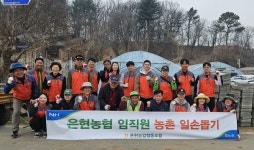 양주 은현농협, 농촌일손 봉사활동 실시