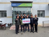 농협자산관리회사 대전충남지사·금산농협, ‘우리마을 희망동행’ 행사…마을회관에 삼계탕 나눔