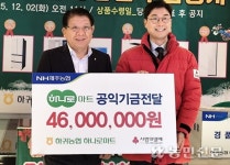 하귀농협, 하나로마트 수익 환원