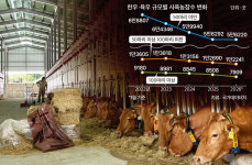[현장] 한우농가, 통계상 경영개선…실상은 4년 적자 ‘허덕’
