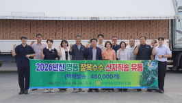 서영암농협, 찰옥수수 45만개 ‘온라인 완판’