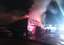 수원 고색동 차량 작업장서 불…건물·차량 소실