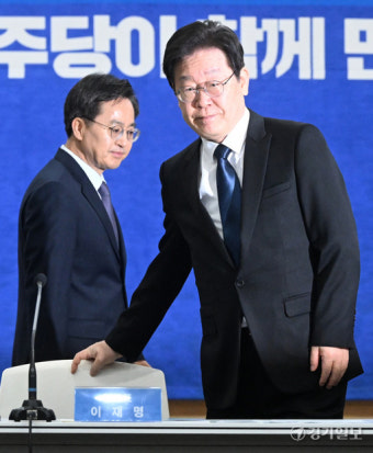 민주당 대선 경선, 이재명·김경수·김동연 후보 공명선거 실천 서약하며 결의!