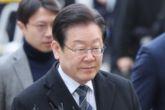 '김문기 모른다' 이재명, 2번째 법원 출석…공직선거법 2차 공판