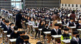 화성 동탄국제고 무감독 시험 [포토뉴스]
