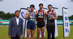 안양시청 이정태·김포시청 김초은, 실업육상 정상 질주