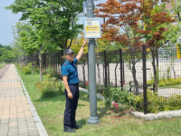 벽화에 신고 안내판까지... 안성경찰서, 등·하굣길 안전에 앞장