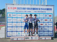 의정부시청 강석호·홍승민, 동반 3관왕 트랙 질주