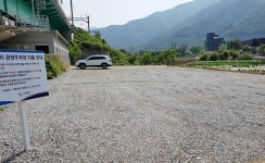 가평군 청평면 시가지 공영주차장 1·2구역 연내 완공 목표 추진