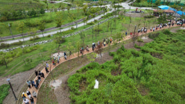 하남시, 황톳길 등 맨발길 조성...건강 도시 ‘우뚝’