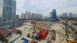 ‘롯데몰 연결’ 인천대입구역 5번 출구 조성 본격화