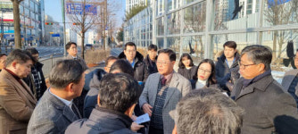 강수현 양주시장, 옥정신도시 옥정호수초교 민원현장 찾아 점검