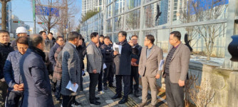 강수현 양주시장, 옥정신도시 옥정호수초교 민원현장 찾아 점검